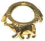 GOLD ELEPHANT Crystal ball stand  wicca,witch