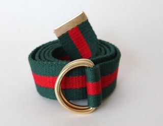 Ring Belt Military gold supreme red green XXL jordan kd kobe jamaica