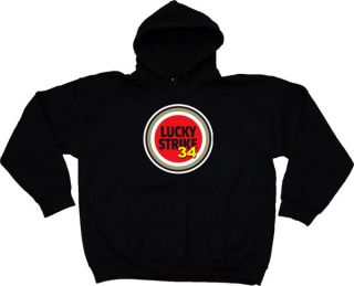 Kevin Schwantz Lucky Strike Logo Hooded Sweatshirt (Hoody) S XXL