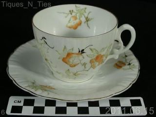 Newly listed Antique Porsgrund Porcelain Cup and Saucer c1887 1911