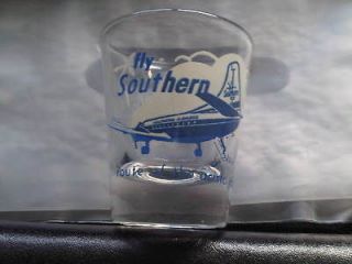 1963 Vintage Southern Airways Shot Glass   14th YEAR 