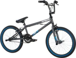 Mongoose Scan R10 20 Freestyle BMX Bike Boys Bicycle   Matte Grey