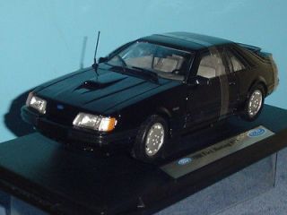1986 FORD MUSTANG SVO 118 BLACK by WELLY