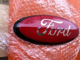 2004 11 Ford F 150 250 350  BLACK & RED Tailgate/Grill e Emblem,9