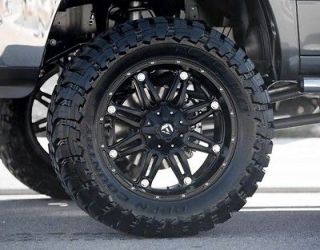 18 Inch Fuel Hostage Black Off Road Wheel & Tire Package