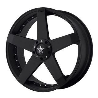 18x8 KMC Rockstar Black Wheel/Rim(s) 5x108 5 108 5x4.25 18 8