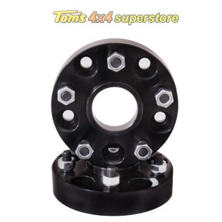 15201.08 Black Wheel Spacer PAIR 5 on 4.5 Bolt Pattern 1.5 Inch Thick