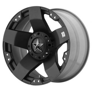 XD Rockstar Matte Black Wheels 6x135 6x5.5   F 150 / GM 1500 / SUV