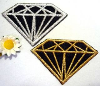 3pc Diamond Embroideries Patches Craft Iron On Upick PH151