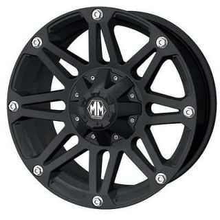 RIOT 5X127 RIMS WITH 33X12.50X20 TOYO OPEN COUNTRY MT WHEELS TIRES