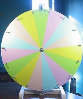 Longest Lastin g 24 Dry Erase Color Prize Wheel with Free Template