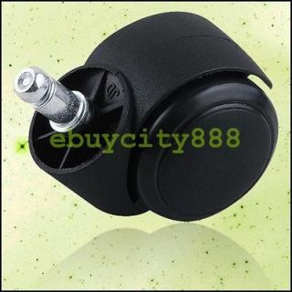 Polyurethane Rubber Office Chair Casters Replacement Swivel Wheels