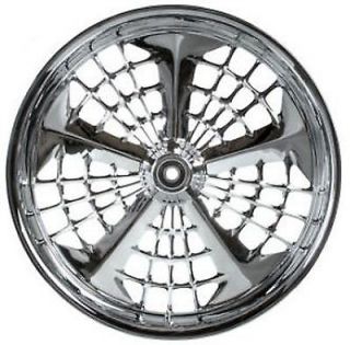 Chrome Wheel Set w/Tires & Rotors Harley FLT FLH 02 07