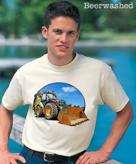 Bulldozer Construction Rig Cartoon Tshirt #9509