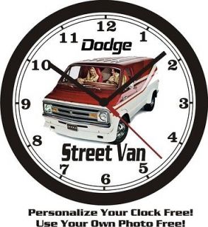 1978 DODGE STREET VAN WALL CLOCK NEW