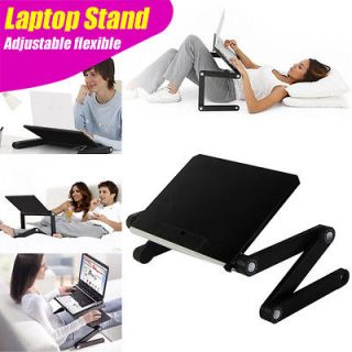 Folding Adjustable flexible stand BLACK for Laptop Notebook SmartPad