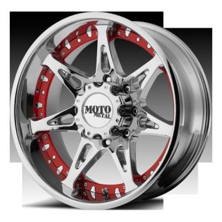 20 Moto Metal 961 Chrome Wheels 2011 2012 2500HD 3500HD GM GMC