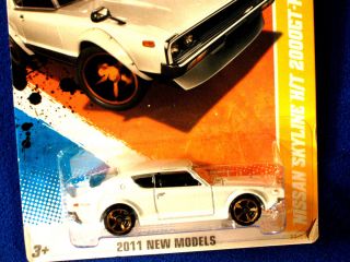 Hot Wheels 2011 Nissan Skyline H T 2000GT R White Fast