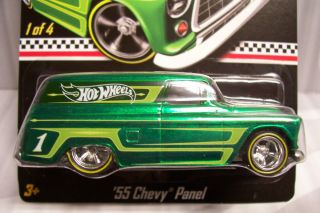 HOT WHEELS 2012 KMART MAIL IN EXCLUSIVE 55 CHEVY PANEL DELIVERY WITH