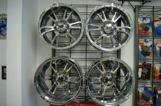 2004 to 2010 Yamaha Rhino ITP SS 112 Chrome Wheels Mags Rims VGC