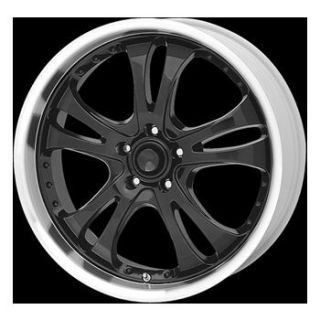 AR Perform Casino Black Rims Ford Chevy Muscle Classic 18x8