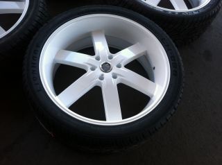 22 Gloss White Rims Tires Avalanche Yukon Escalade Armada GMC