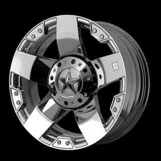 Chrome Rims with 33x12 50x20 Toyo Open Country MT Tires Wheels