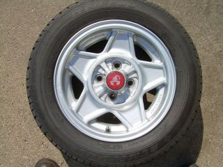 Fiat Cromodora Abarth 13 inch Wheels and Tires