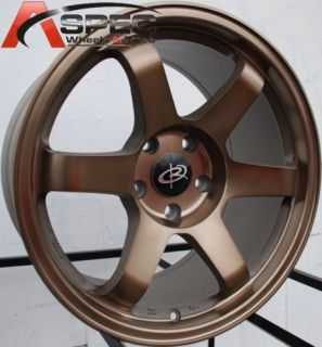 17x9 9 5 Rota Grid Wheels 5x114 3 Rims 25mm Bronze S14
