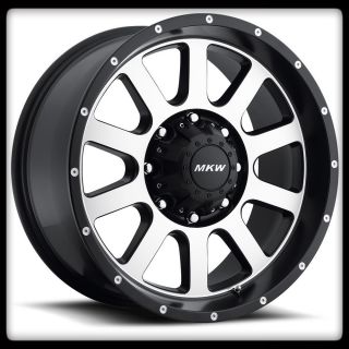 15 MKW OFFROAD M86 MACHINED RIMS FEDERAL 30X9 50X15 COURAGIA MT WHEELS