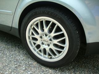17 5x112 Sport Edition CE Wheels Rims BBS Mesh w/ Dunlop Tires Audi