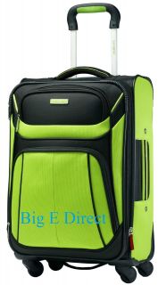 Aspire Sport 21 Expandable Spinner Carry On Wheel Luggage VOLT/BLACK