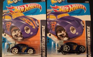 2012 Hot Wheels SUPER TREASURE HUNT~VOLKSWAGEN BEETLE~ New L Case On