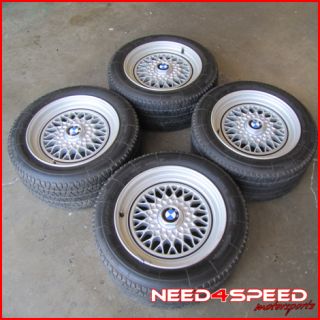 16 Factory BMW E24 M6 635 E28 M5 Wheels Rims Michelin TRX Tires Very