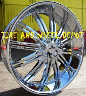 24 inch RSW99 Rims and Tires Crown Vic Marauder Grand Marquis Chrysler