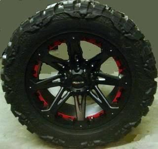 18 Jester Rims 37x13 50x18 Nitto Mud Grappler Tires
