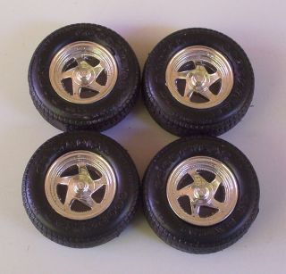 Goodyear GT Radial Tires 4 Mag Wheels 1 24 Model Car Parts 19 Used
