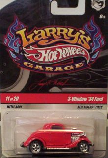 Window 34 Ford Real Riders Tires Hot Wheels Larrys Garage