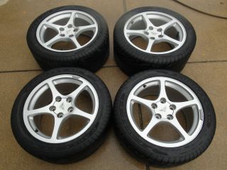 2000 Corvette C5 17 18 Alloy Wheels and Goodyear F1 Tires