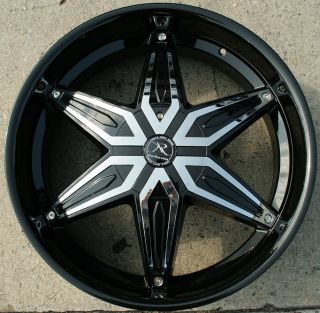 Draco KR11 20 Black Rims Wheels Acura TL 04 08 20 x 8 5 5H 38