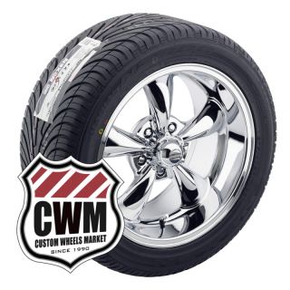 17x8 17x9 Chrome Wheels Rims Tires 235 45ZR17 275 40ZR17 for Chevy Bel