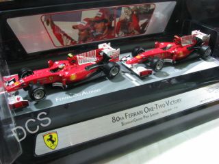 Hot Wheels 2010 Ferrari F10 Bahrain Alonso Massa 1 43