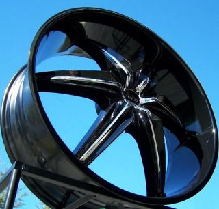 26 Black Helo 866 Wheels Rims Tahoe Escalade Silverado Ford F 150
