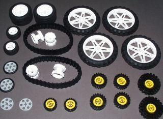 Lego Technic Mindstorms Wheels Tires 44 Pcs EXC