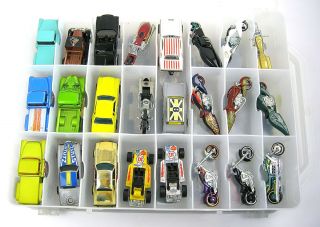 48 Hot Wheels Motorcycle Cars Trucks Camero Z28 Snake 29 Ford PU CASE4