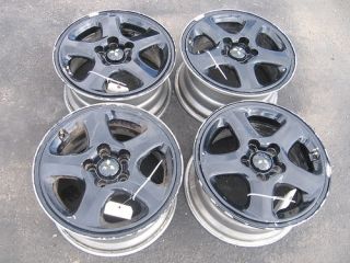 3000gt 91 VR4 All 4 17 Rims Wheels Set Painted Black