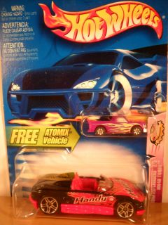 2003 HOT WHEELS CARBONATED CRUISERS MX48 TURBO W/ FREE ATOMIX MICRO