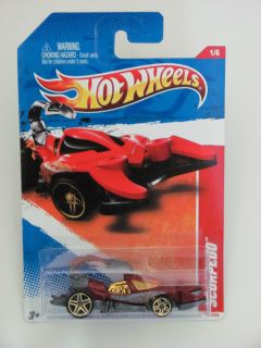 Hot Wheels 2011 Thrill Racers Cave Scorpedo Red