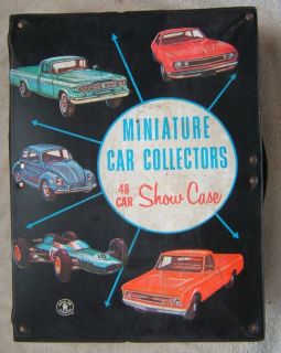 Mattel Miniature Car Collectors 48 Car Show Case Pre Hot Wheels