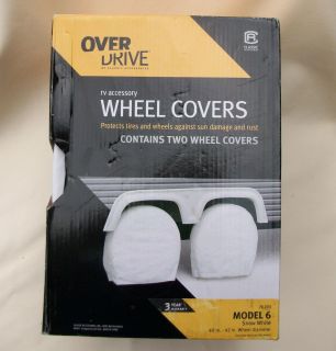 Classic Accessories RV Wheel Covers 76270 40 42 Snow White